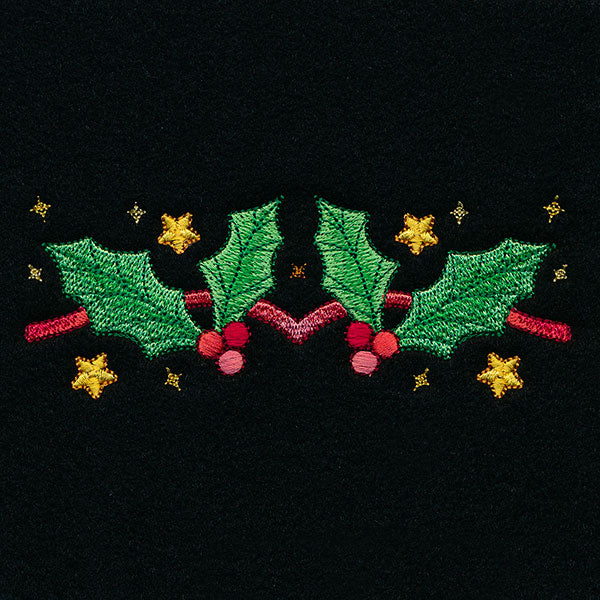 Celestial Christmas Poinsettia Kaleidoscope Border - Image 5