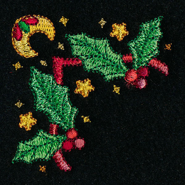 Celestial Christmas Poinsettia Kaleidoscope Corner - Image 3