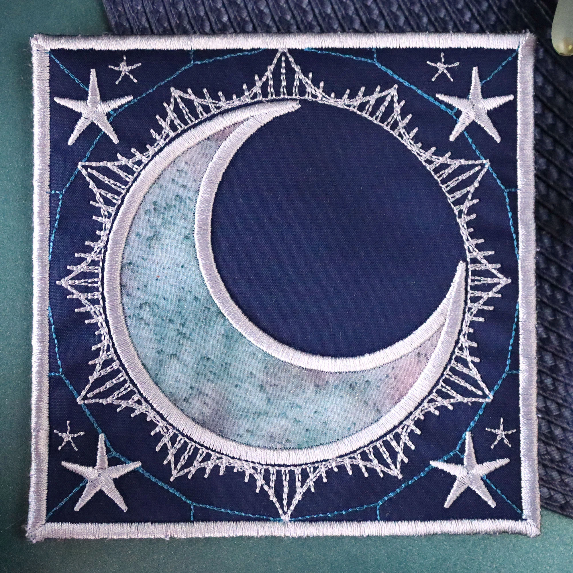 Celestial Moon Trivet (In-the-Hoop) - Image 9