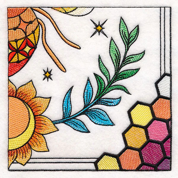 Celestial Queen Bee Wall Hanging - Bottom Right - Image 9