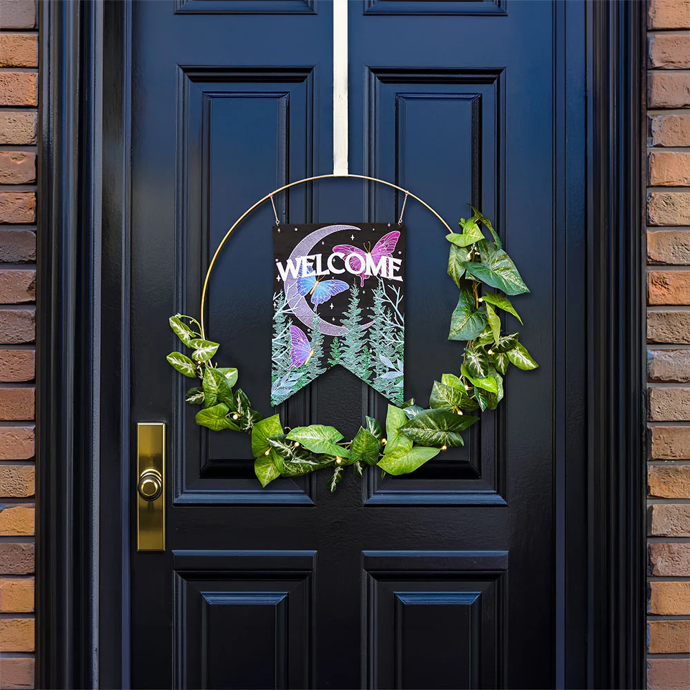 Celestial Welcome Garden Flag Set - Image 4