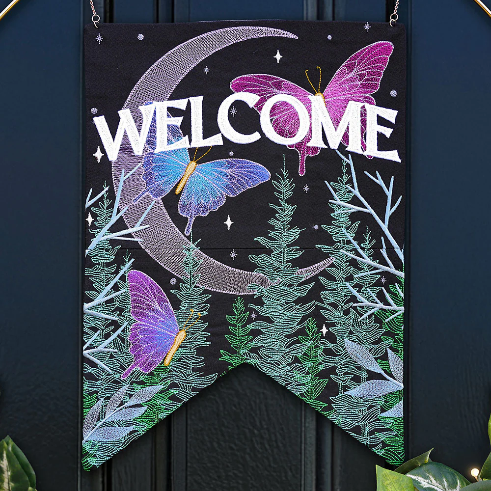 Celestial Welcome Garden Flag Set - Image 5