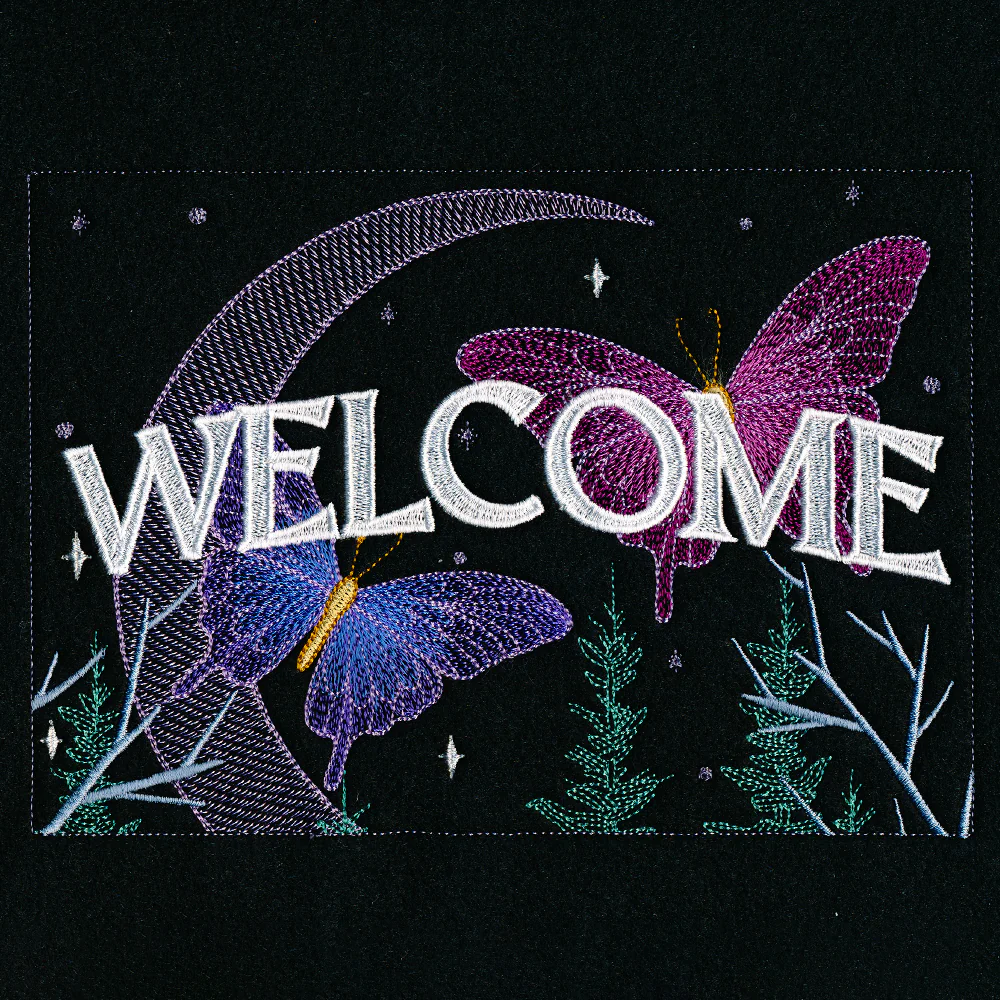 Celestial Welcome Garden Flag Set - Image 9