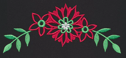 Chalkboard Christmas - Flower Border 1 - Image 2