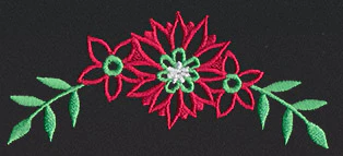 Chalkboard Christmas - Flower Border 1 - Image 4