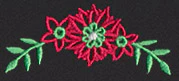 Chalkboard Christmas - Flower Border 1 - Image 5