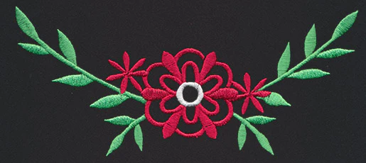 Chalkboard Christmas - Flower Border 2