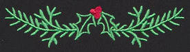 Chalkboard Christmas - Holly Border 1 - Image 5