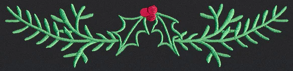 Chalkboard Christmas - Holly Border 1 - Image 6