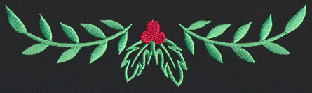 Chalkboard Christmas - Holly Border 2