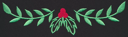 Chalkboard Christmas - Holly Border 2 - Image 2