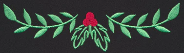 Chalkboard Christmas - Holly Border 2 - Image 3