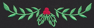 Chalkboard Christmas - Holly Border 2 - Image 4