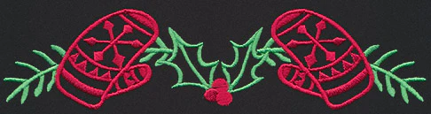 Chalkboard Christmas - Mitten Border - Image 3