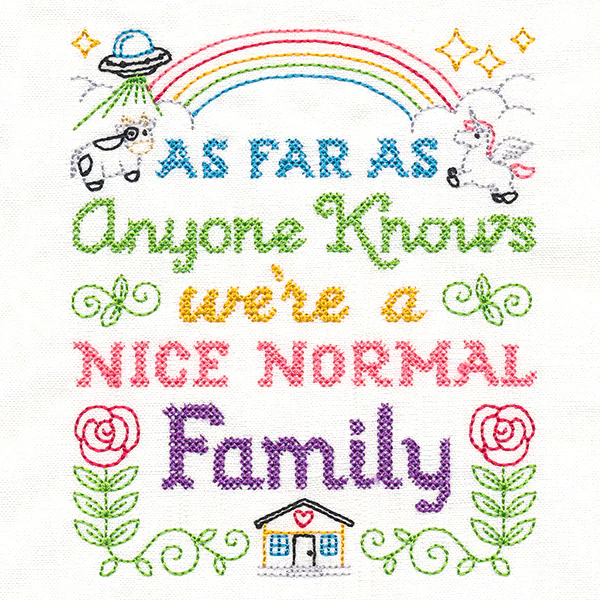 Cheeky Samplers - Nice Normal Family - Image 4