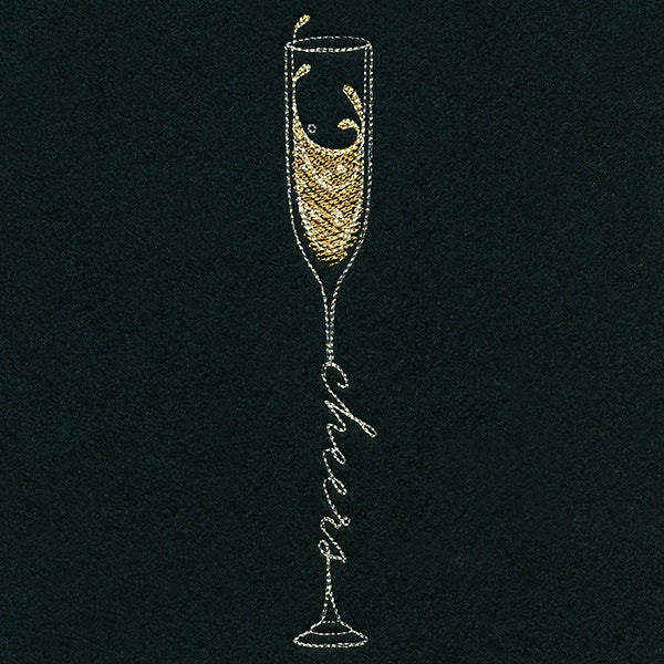 Cheers Champagne Glass - Image 7