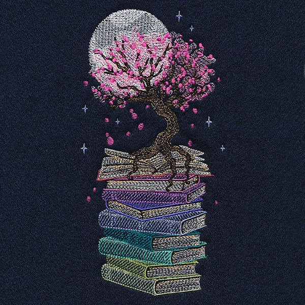 Cherry Blossom Book Stack - Image 4