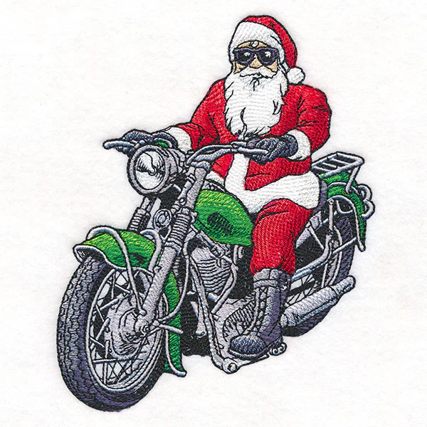 Chillin' Motorcycle Santa - Image 5