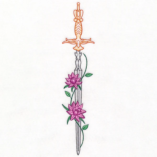 Chivalry & Valor Floral Sword - Image 5