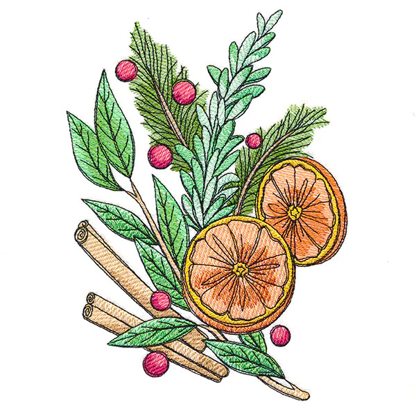 Christmas Botanicals Bouquet - Image 4