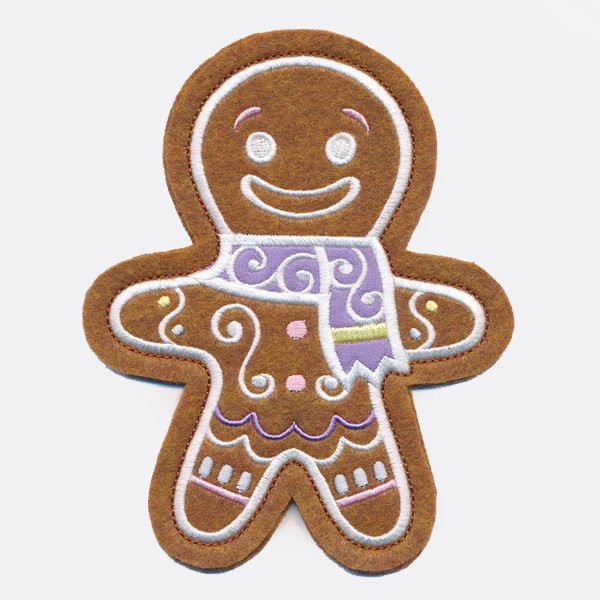 Christmas Cookie - Gingerbread Man  (In-the-Hoop) - Image 5