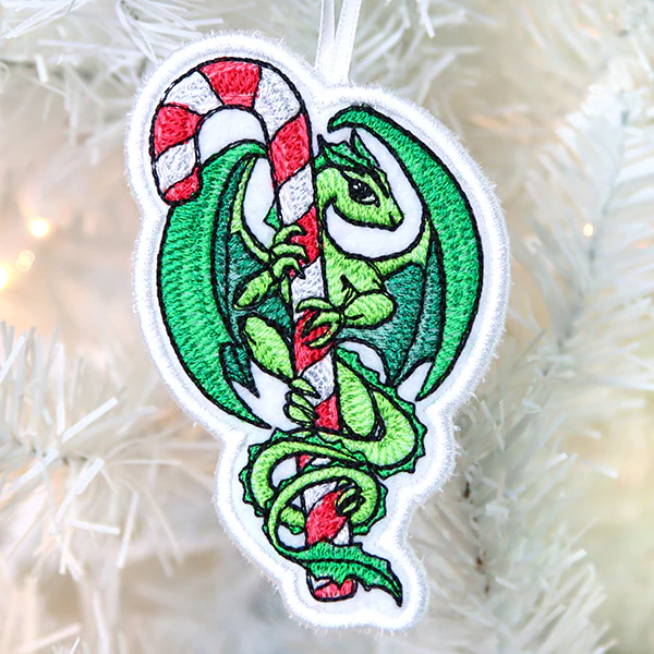 Christmas Dragon (Ornament) - Image 3
