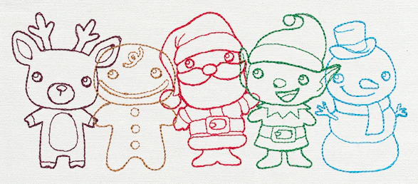 Christmas Friends Border - Image 3