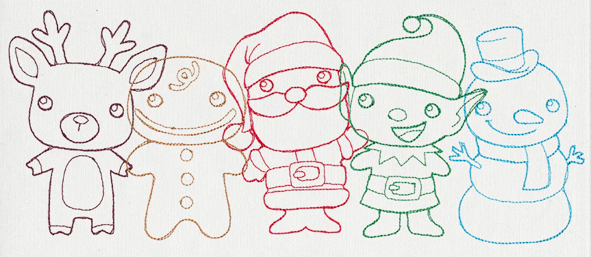 Christmas Friends Border - Image 5
