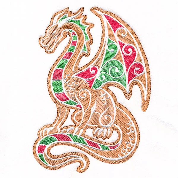 Christmas Gingerbread Dragon - Image 3