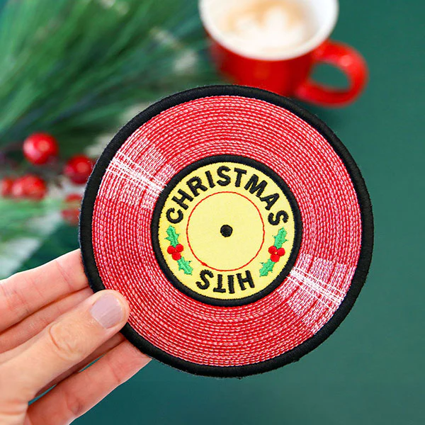 Christmas Hits Record Trivet (In-the-Hoop) - Image 6