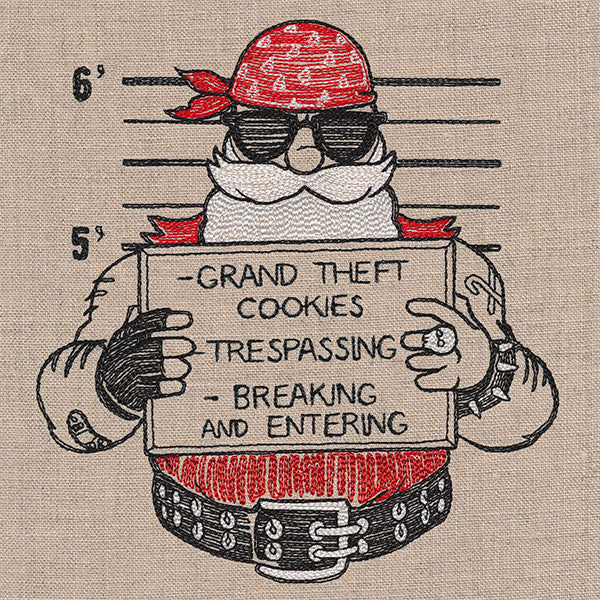 Christmas Mug Shot Santa - Image 2