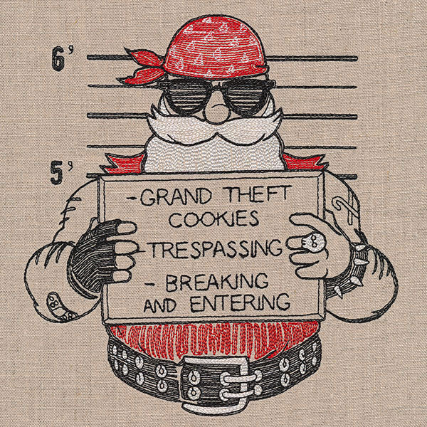 Christmas Mug Shot Santa - Image 4