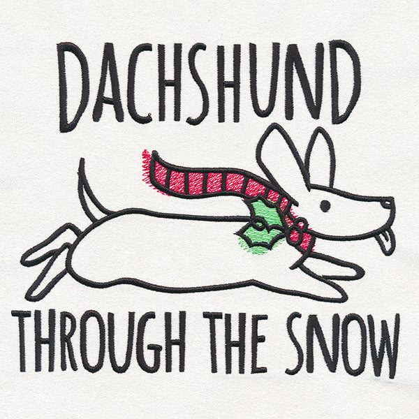 Christmas Punimals - Dachshund Through the Snow - Image 2
