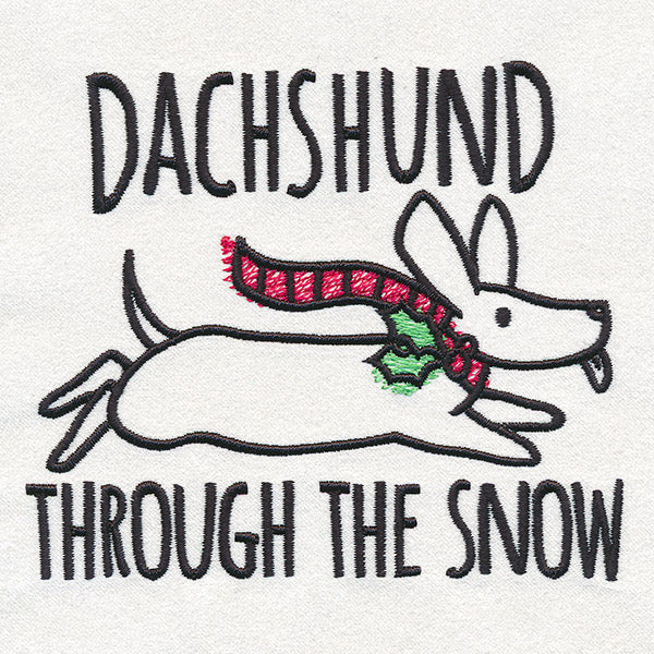 Christmas Punimals - Dachshund Through the Snow - Image 3