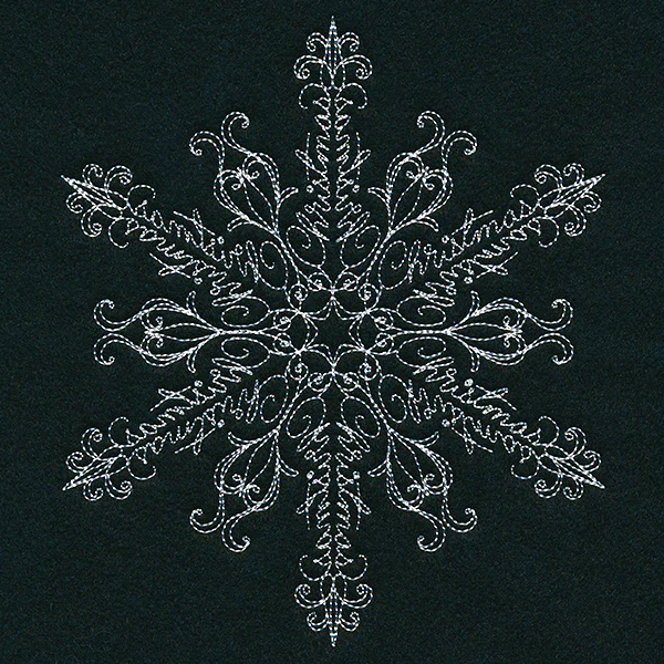 Christmas Script Snowflake - Image 5