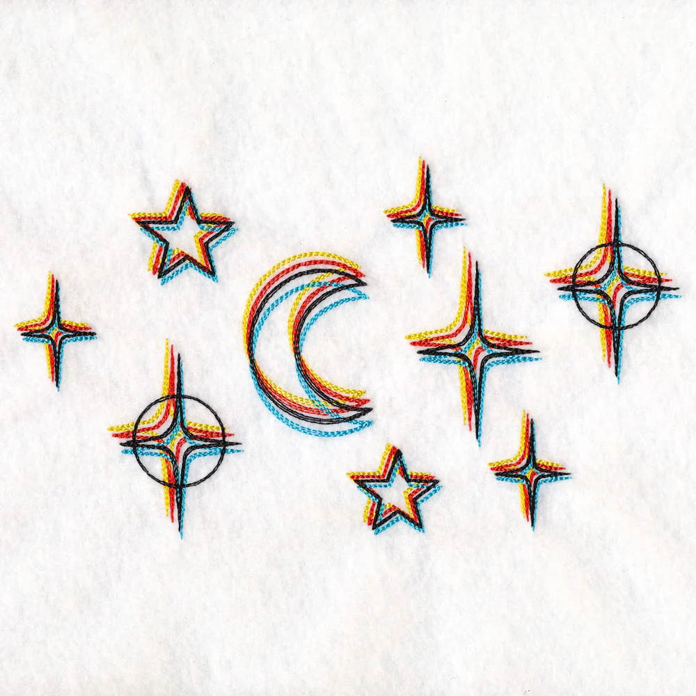 Chromatic Stars Border - Horizontal - Image 5