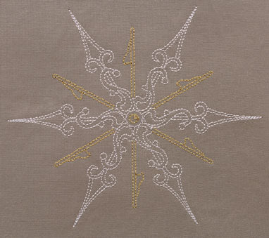 Clock Hands Snowflake - Image 3