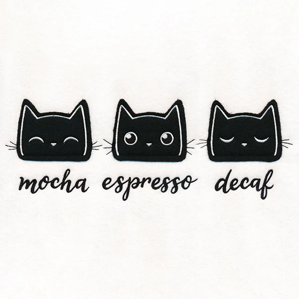 Coffee Cats (Applique) - Image 5