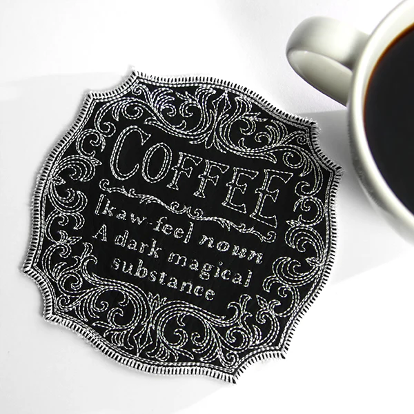 Coffee Coaster (In-the-Hoop) - Image 4