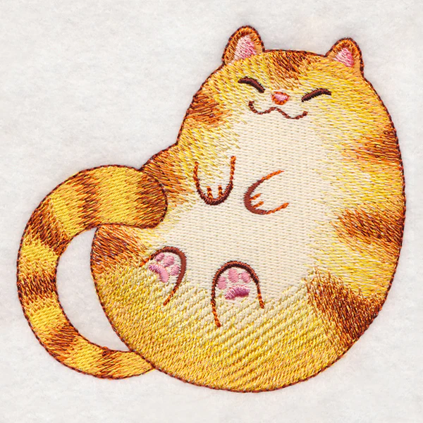 Contented Kitty - Orange Tabby - Image 2