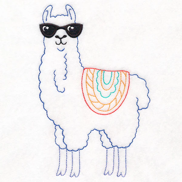 Cool Llama in Sunglasses - Image 4