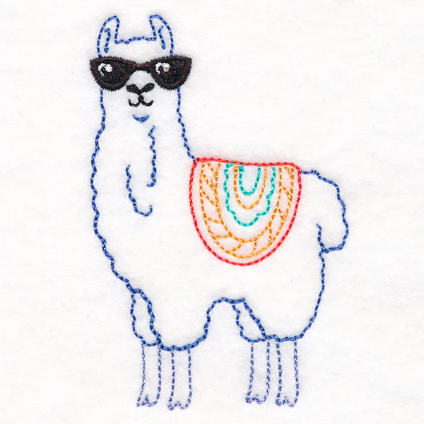 Cool Llama in Sunglasses - Image 5