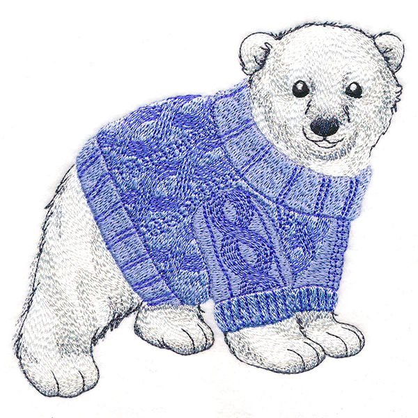 Cozy Polar Bear Cub - Image 7