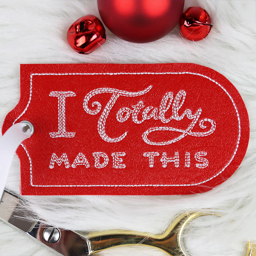Crafted With Attitude Gift Tag - Totally Made This (In-the-Hoop) - Image 2