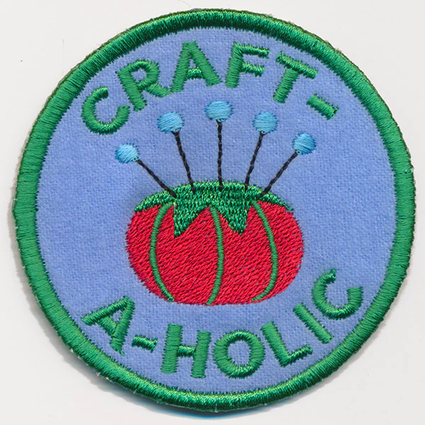 Crafty Merit Badges - Craftaholic (Patch) - Image 3
