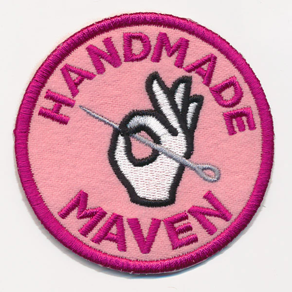 Crafty Merit Badges - Handmade Maven (Patch) - Image 3