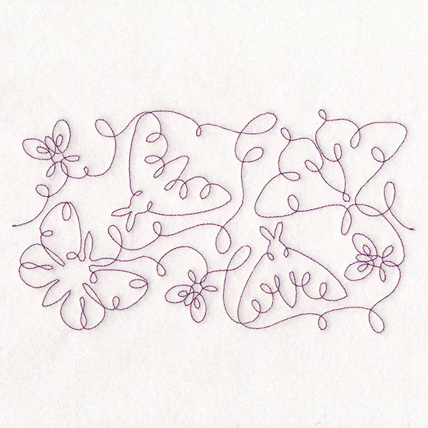 Crafty Quilters - Butterflies and Moths (Edge-to-Edge Quilting) - Image 3