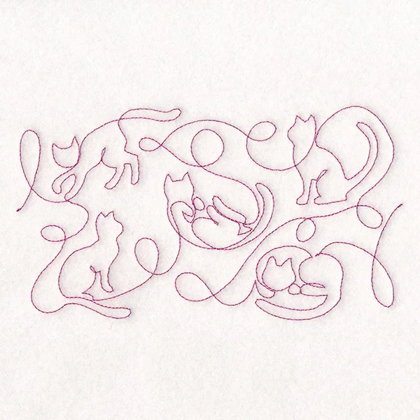 Crafty Quilters - Cats (Edge-to-Edge Quilting) - Image 7