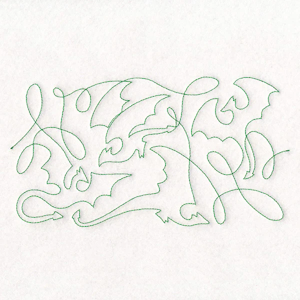 Crafty Quilters - Dragons (Edge-to-Edge Quilting) - Image 11