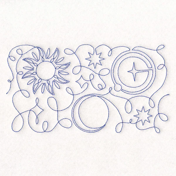 Crafty Quilters - Moon and Stars (Edge-to-Edge Quilting) - Image 10